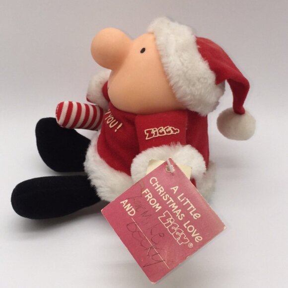 Ziggy Carleton Christmas “I Love You” Stuffed Toy Tom Wilson American Greetings - Picture 13 of 16